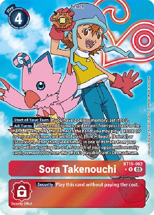 Sora Takenouchi [BT15-082] (Arte alternativo) [Exceed Apocalypse]