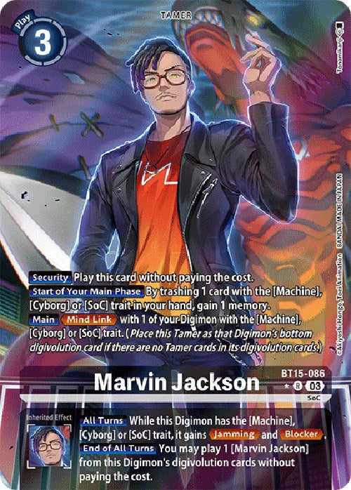 Marvin Jackson [BT15-086] (Arte Alternativo) [Exceed Apocalypse]