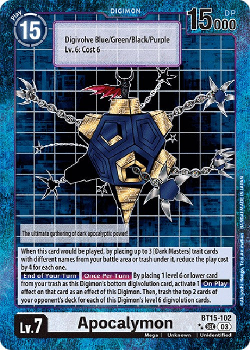Apocalymon [BT15-102] (Arte Alternativo de Edición Especial) [Exceed Apocalypse]