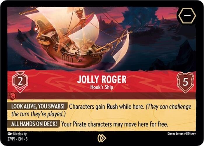 Jolly Roger - Barco del Capitán Garfio (27) [Cartas Promocionales]
