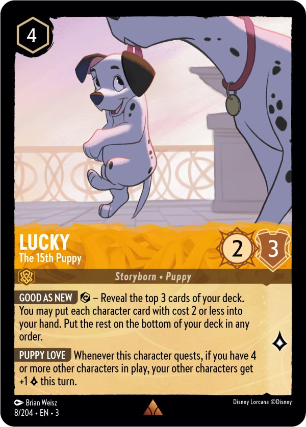 Lucky - El cachorro número 15 (8/204) [Into the Inklands]