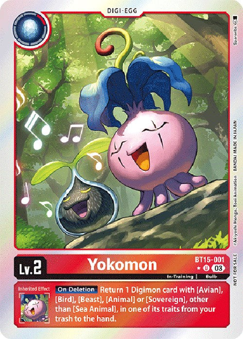 Yokomon [BT15-001] (Paquete de Promoción de Exceed Apocalypse) [Exceed Apocalypse Promos]