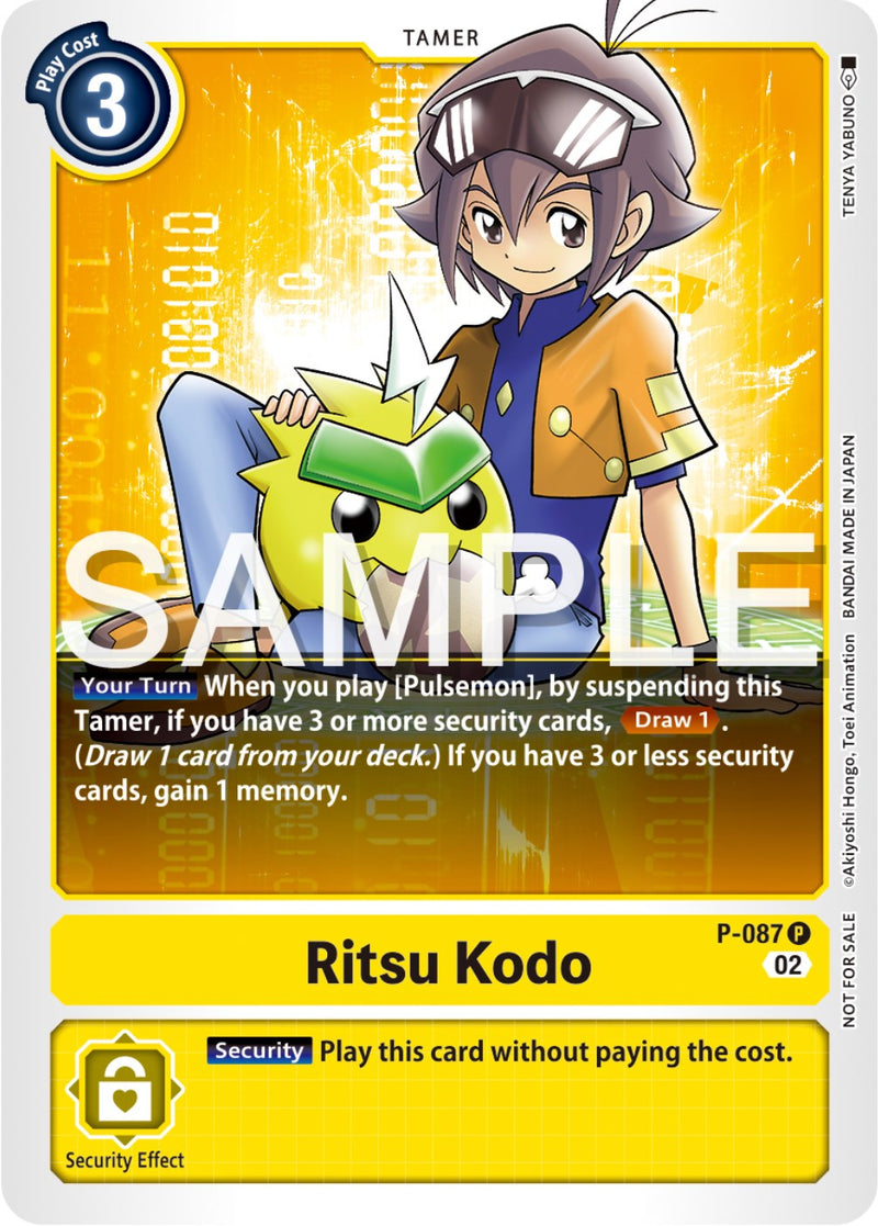 Ritsu Kodo [P-087] (Exceed Apocalypse Pre-Release) [Cartas promocionales]