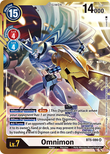Omnimon [BT5-086] (Arte Alternativo - Sasasi) [Batalla de Omni]