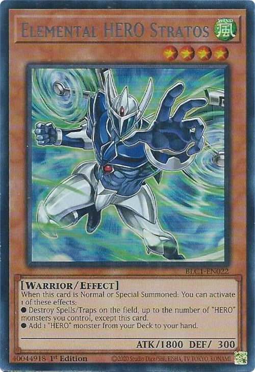 HÉROS Élémentaire Stratos (Art Alternatif) (Argent) [BLC1-EN022] Ultra Rare