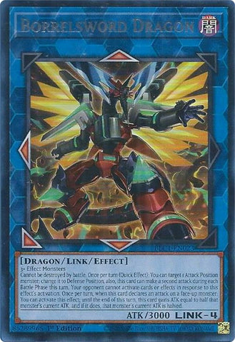 Dragon Épéeborrelle (Art Alternatif) (Argent) [BLC1-FR023] Ultra Rare