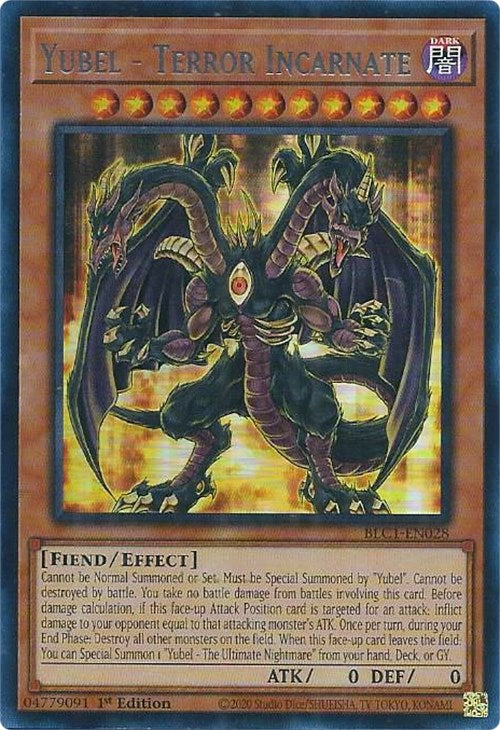 Yubel - Terreur Incarnée (Argent) [BLC1-FR028] Ultra Rare
