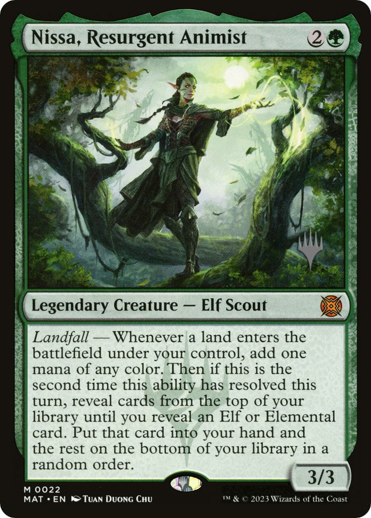 Nissa, animiste renaissante (Pack promo) [Meurtres au manoir Karlov Promos]