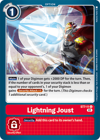 Justa Relámpago [ST7-11] [Mazo de Inicio: Gallantmon]