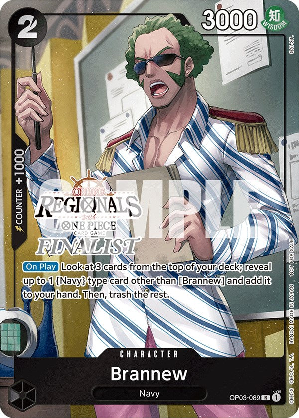 Brannew (Regional en línea 2024) [Finalista] [Cartas promocionales de One Piece]