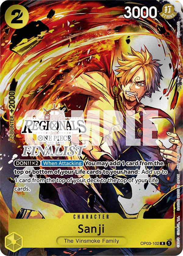 Sanji (Regional Online 2024) [Finalista] [Cartas promocionales de One Piece]
