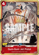 Gum-Gum Jet Pistol (Regional Offline 2024) [Finalista] [Cartas Promocionales de One Piece]