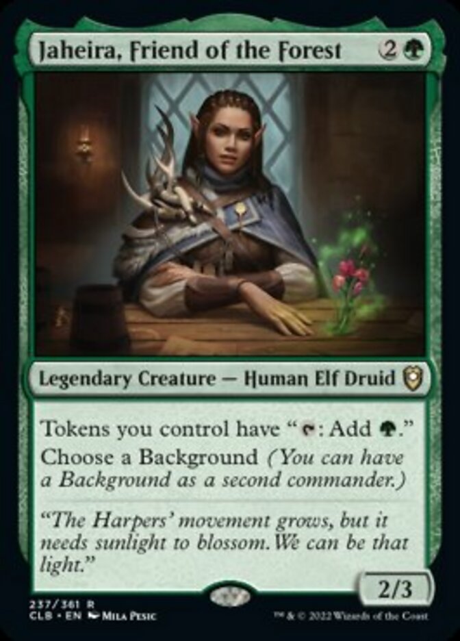 Jaheira, amie de la forêt [Commander Legends : Battle for Baldur's Gate]