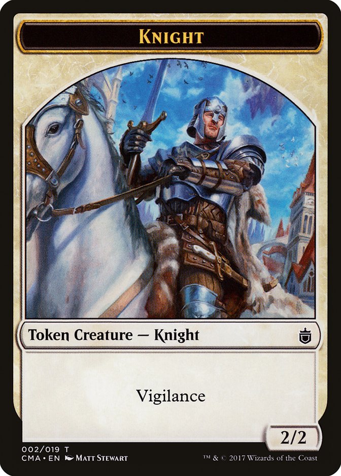 Jeton Chevalier [Commander Anthology Tokens]