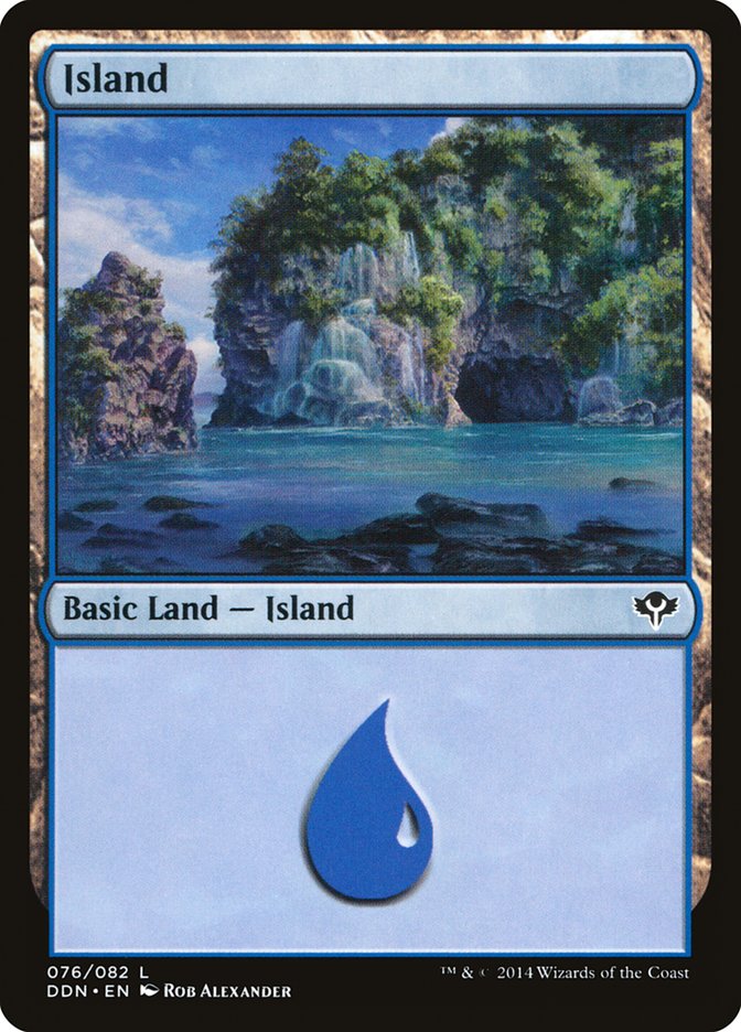 Île (76) [Duel Decks: Speed vs. Cunning]