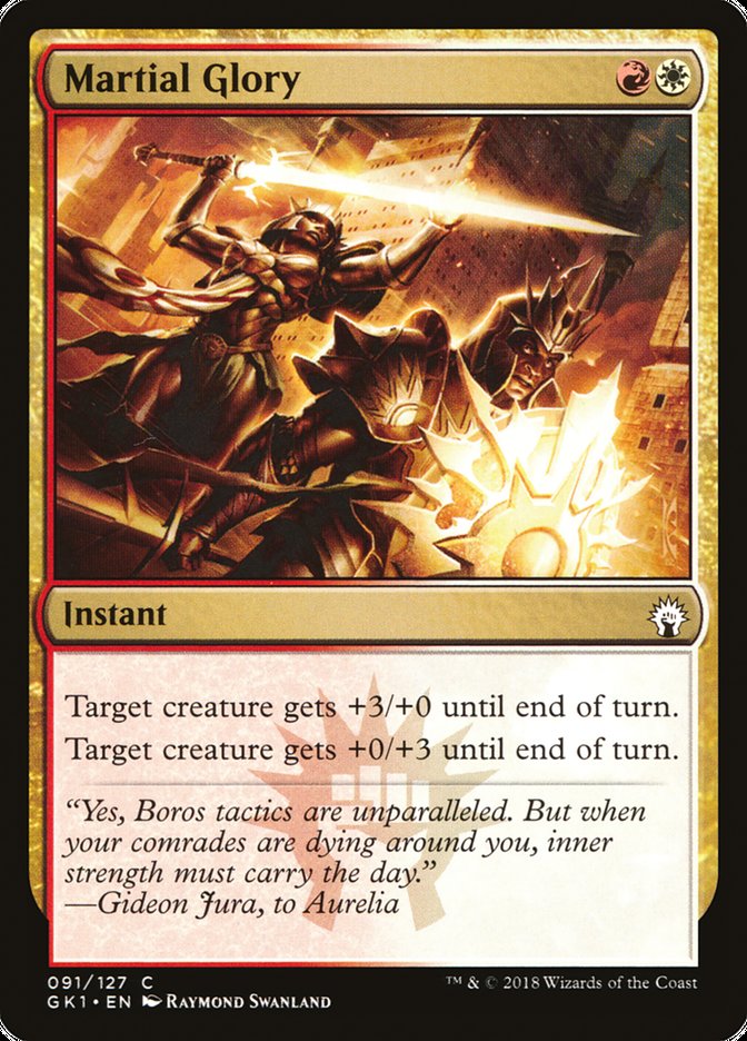 Gloire martiale [Kit de guilde Les Guildes de Ravnica]