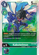 Kabuterimon [ST4-08] (Campeón en línea) [Mazo de Inicio: Promos Giga Verde]