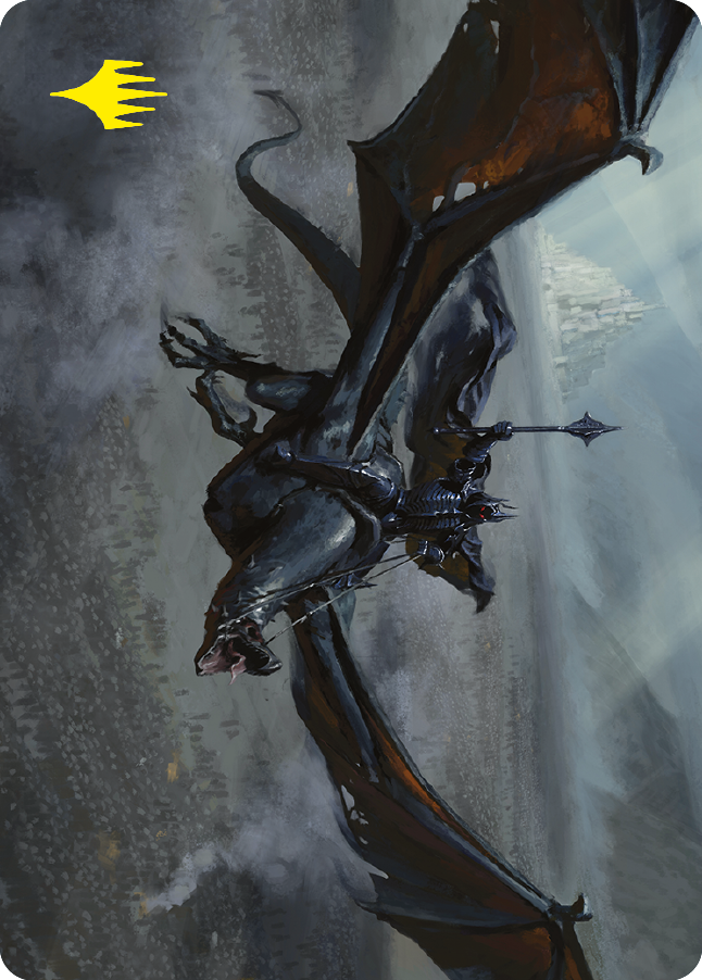 Seigneur des Nazgûl - Carte artistique (signature estampée or) [Le Seigneur des Anneaux : Contes de la Terre du Milieu - Série de cartes artistiques]