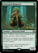 Prêtre de la pourriture vénéré (Booster promo) [Phyrexia: All Will Be One Promos]