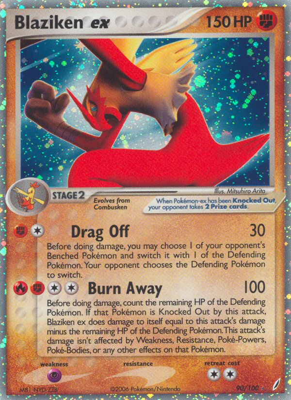 Blaziken ex (90/100) [EX: Gardiens du Cristal]