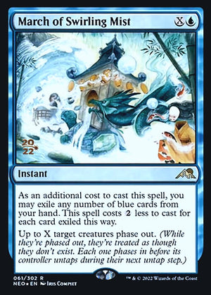 March of Swirling Mist [Kamigawa: Neon Dynasty Prerelease Promos]
