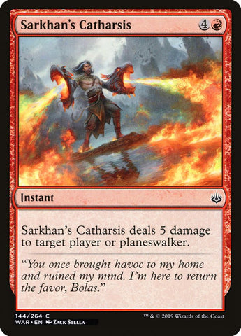 La Catharsis de Sarkhan [La Guerre des Planeswalkers]