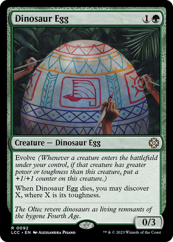 Œuf de dinosaure [Commander Les Cavernes Oubliées d'Ixalan]