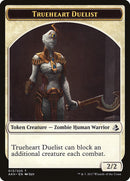 Zombie // Duelliste Cœur-Pur Jeton recto-verso [Jetons Amonkhet]