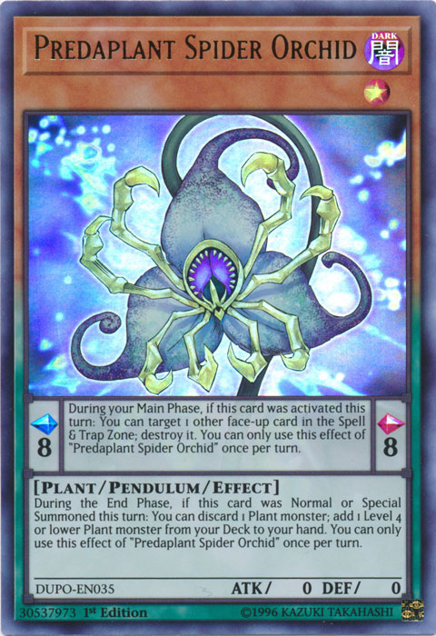Predaplante Orchidée Araignée [DUPO-FR035] Ultra Rare