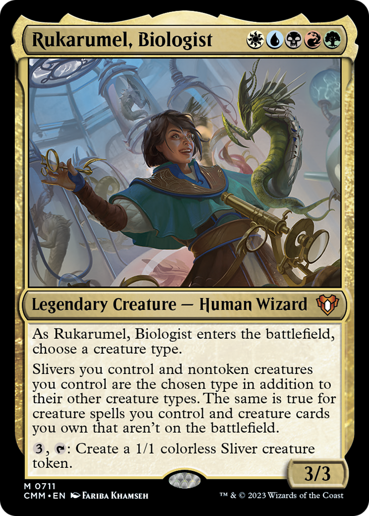 Rukarumel, Biologiste [Commander Masters]