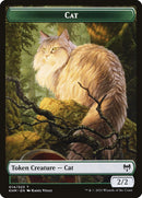 Nain Berserker // Chat Jeton recto-verso [Jetons Kaldheim]