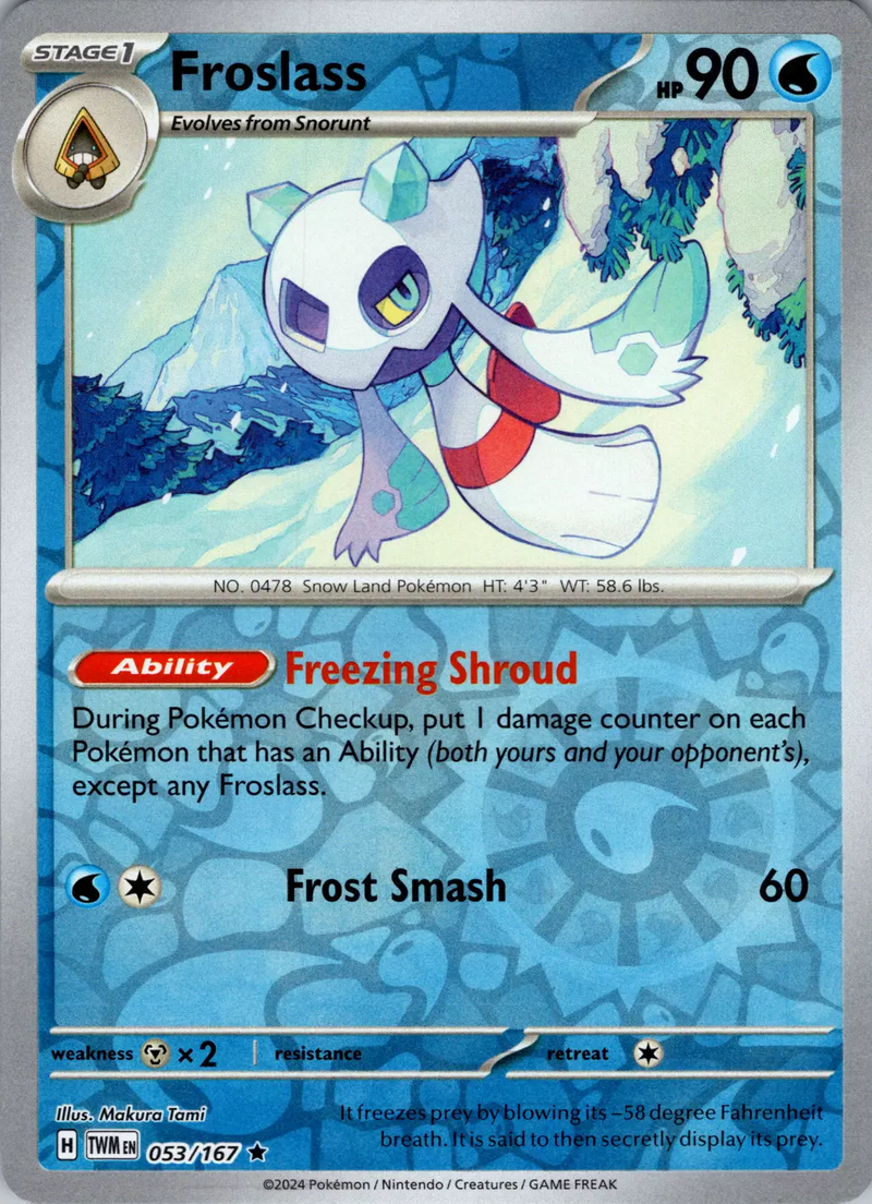 Froslass (053/167) [Escarlata y Púrpura: Mascarada Crepuscular]