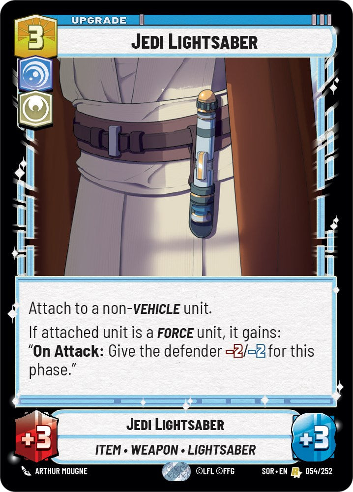 Sabre laser Jedi (054/252) [Étincelle de rébellion]