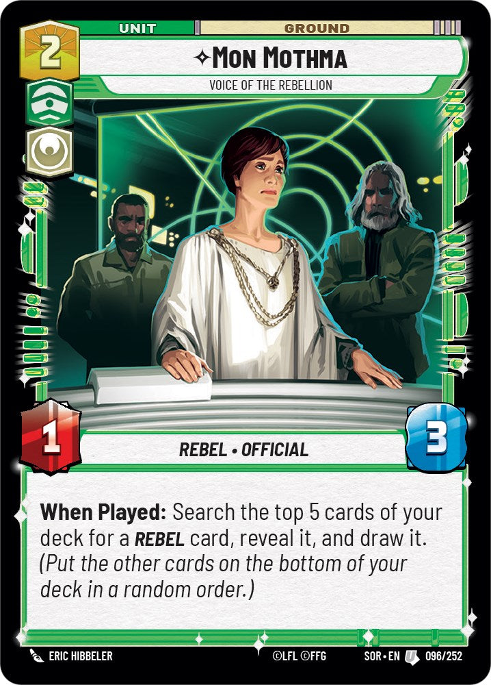 Mon Mothma - La voix de la rébellion (096/252) [Étincelle de rébellion]