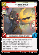 Sabine Wren - Artiste des explosifs (142/252) [Étincelle de rébellion]