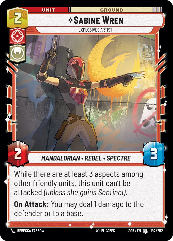 Sabine Wren - Artiste des explosifs (142/252) [Étincelle de rébellion]