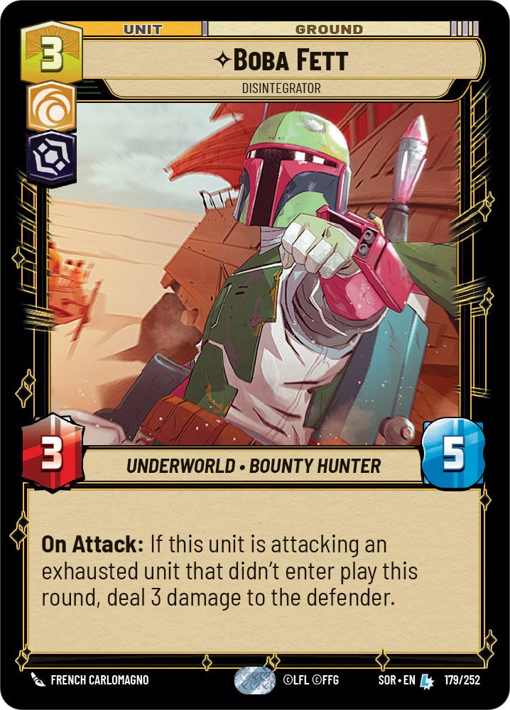 Boba Fett - Désintégrateur (179/252) [Étincelle de Rébellion]