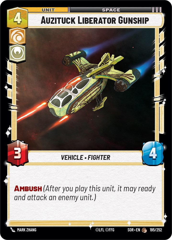 Canonnière Auzituck Liberator (195/252) [Étincelle de rébellion]