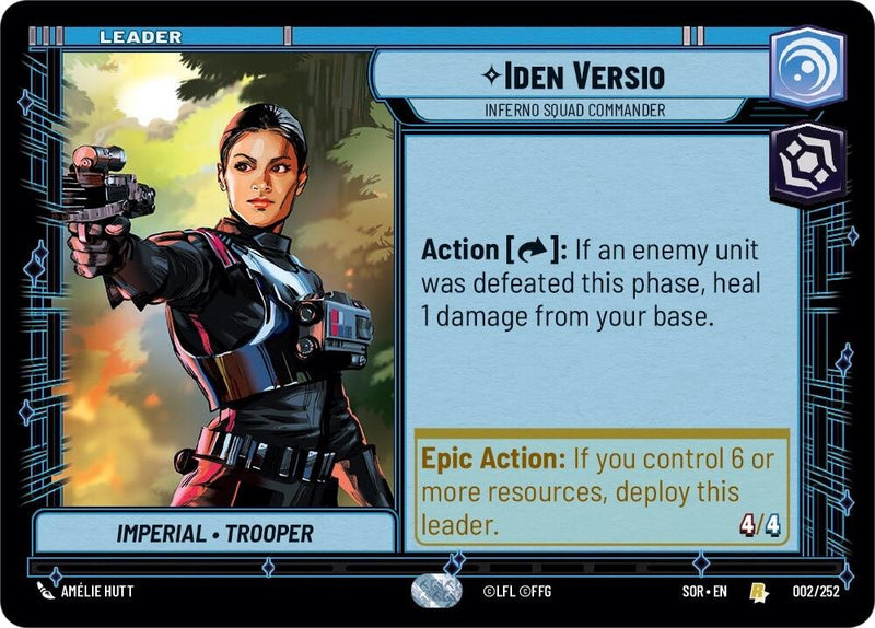 Iden Versio - Commandant de l'escouade Inferno (002/252) [Étincelle de rébellion]