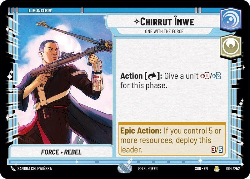 Chirrut Îmwe - Uni avec la Force (004/252) [Étincelle de rébellion]