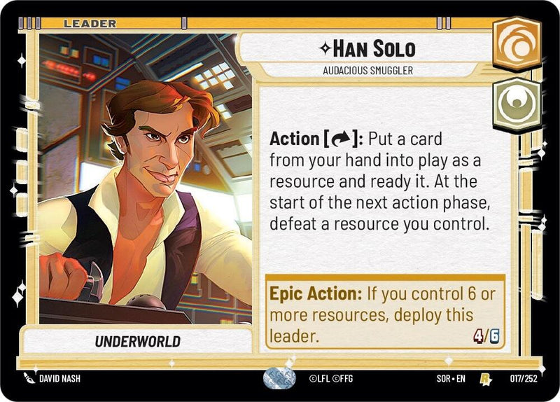 Han Solo - Contrebandier audacieux (017/252) [Étincelle de rébellion]