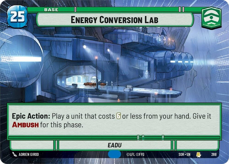 Laboratoire de conversion d'énergie (Hyperspace) (288) [Étincelle de rébellion]