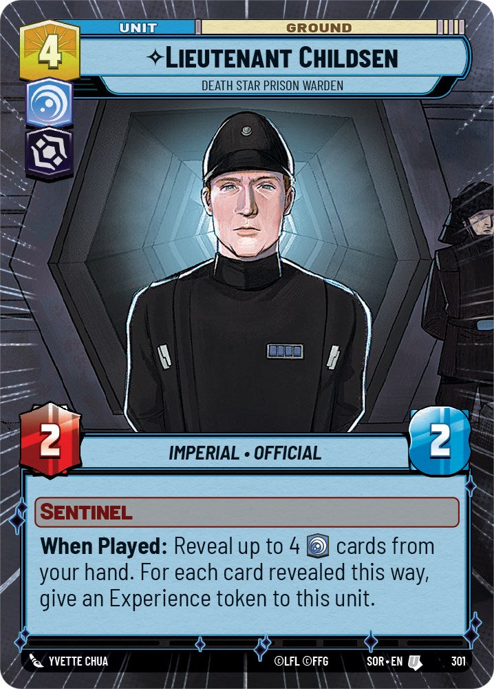 Lieutenant Childsen - Chef de la prison de l'Étoile de la Mort (Hyperespace) (301) [Étincelle de rébellion]