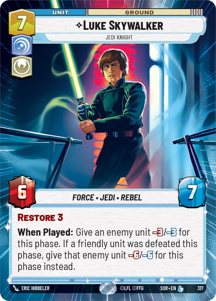 Luke Skywalker - Chevalier Jedi (Hyperspace) (317) [Étincelle de rébellion]