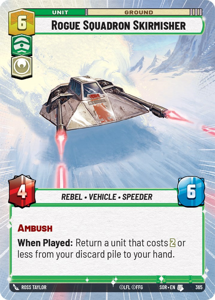Escarmoucheur de l'Escadron Rogue (Hyperspace) (365) [Étincelle de rébellion]