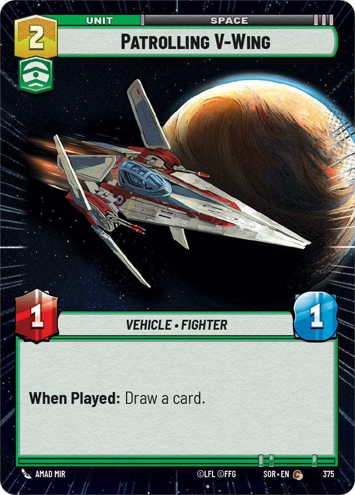 Patrouilleur V-Wing (Hyperspace) (375) [Étincelle de rébellion]