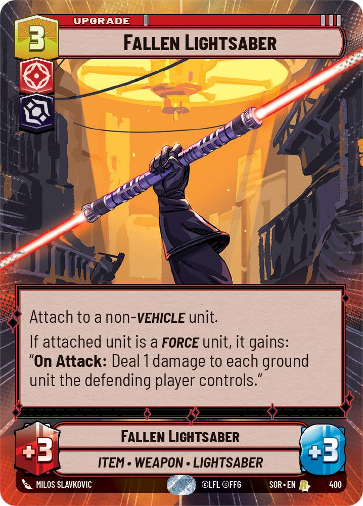 Sabre laser tombé (Hyperepsace) (400) [Étincelle de rébellion]