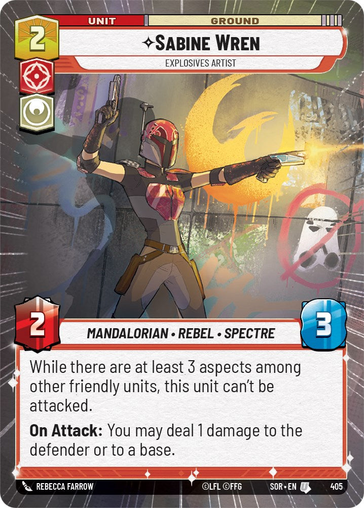 Sabine Wren - Artiste en Explosifs (Hyperspace) (405) [Étincelle de Rébellion]