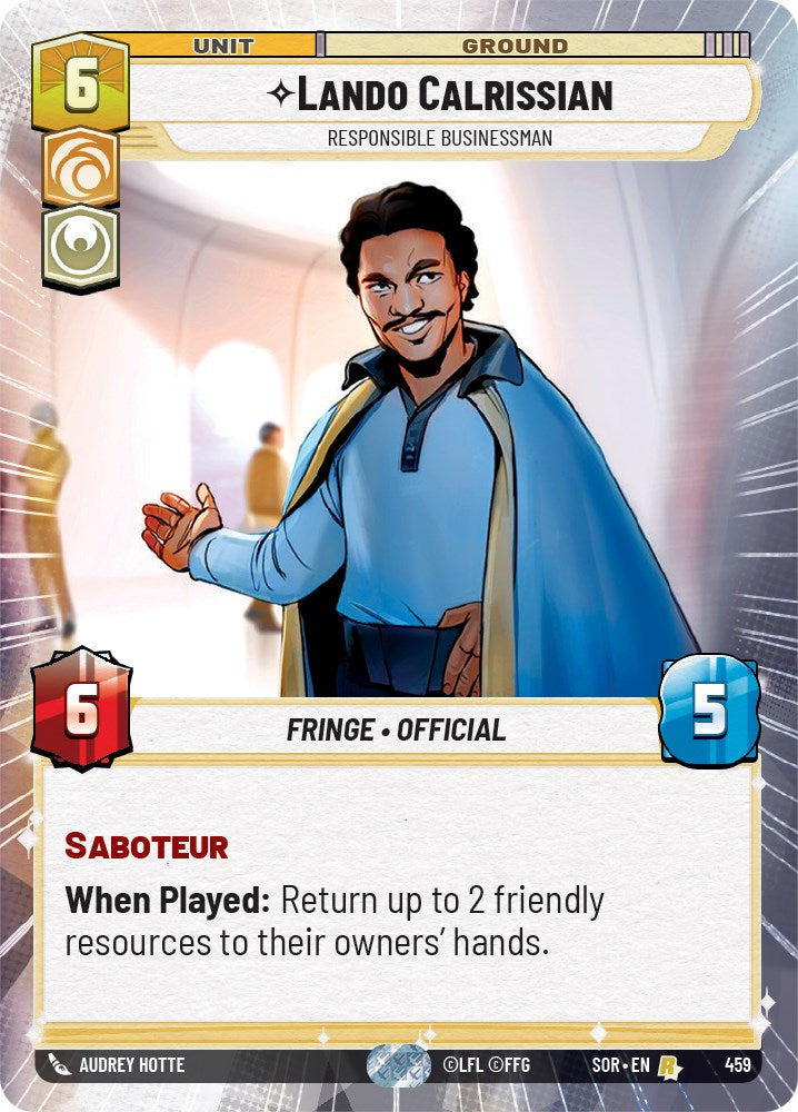 Lando Calrissian - Homme d'affaires responsable (Hyperspace) (459) [Étincelle de rébellion]
