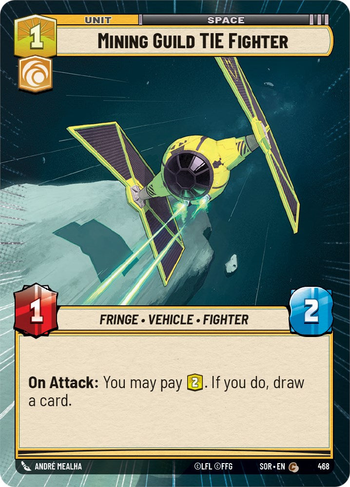 Chasseur TIE de la Guilde minière (Hyperspace) (468) [Étincelle de rébellion]